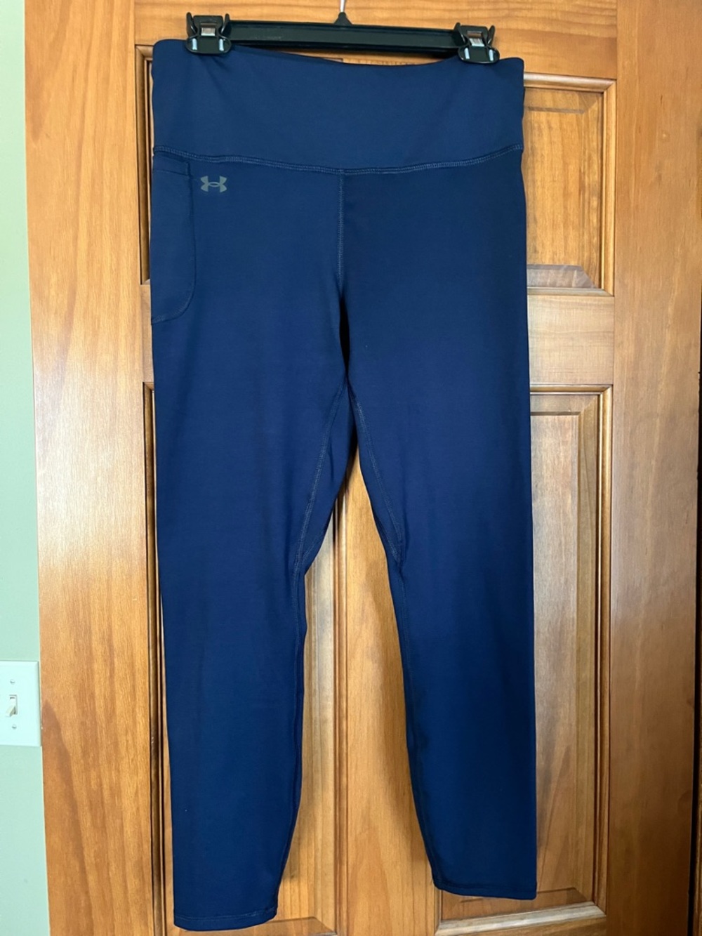 Under Armour Dark Navy High-Rise Workout Leggings with Pocket